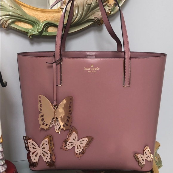 Kate Spade Dusty Peony Tote set - Picture 2 of 3